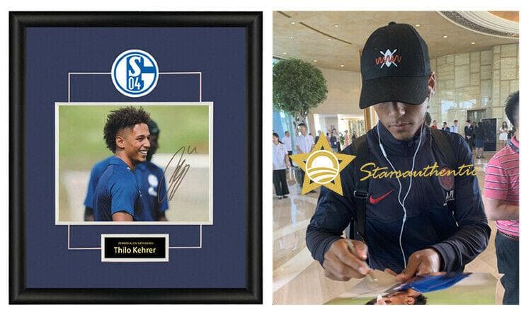直筆サイン入り写真 ティロ・ケーラー シャルケ04/フレーム別/SA鑑定済