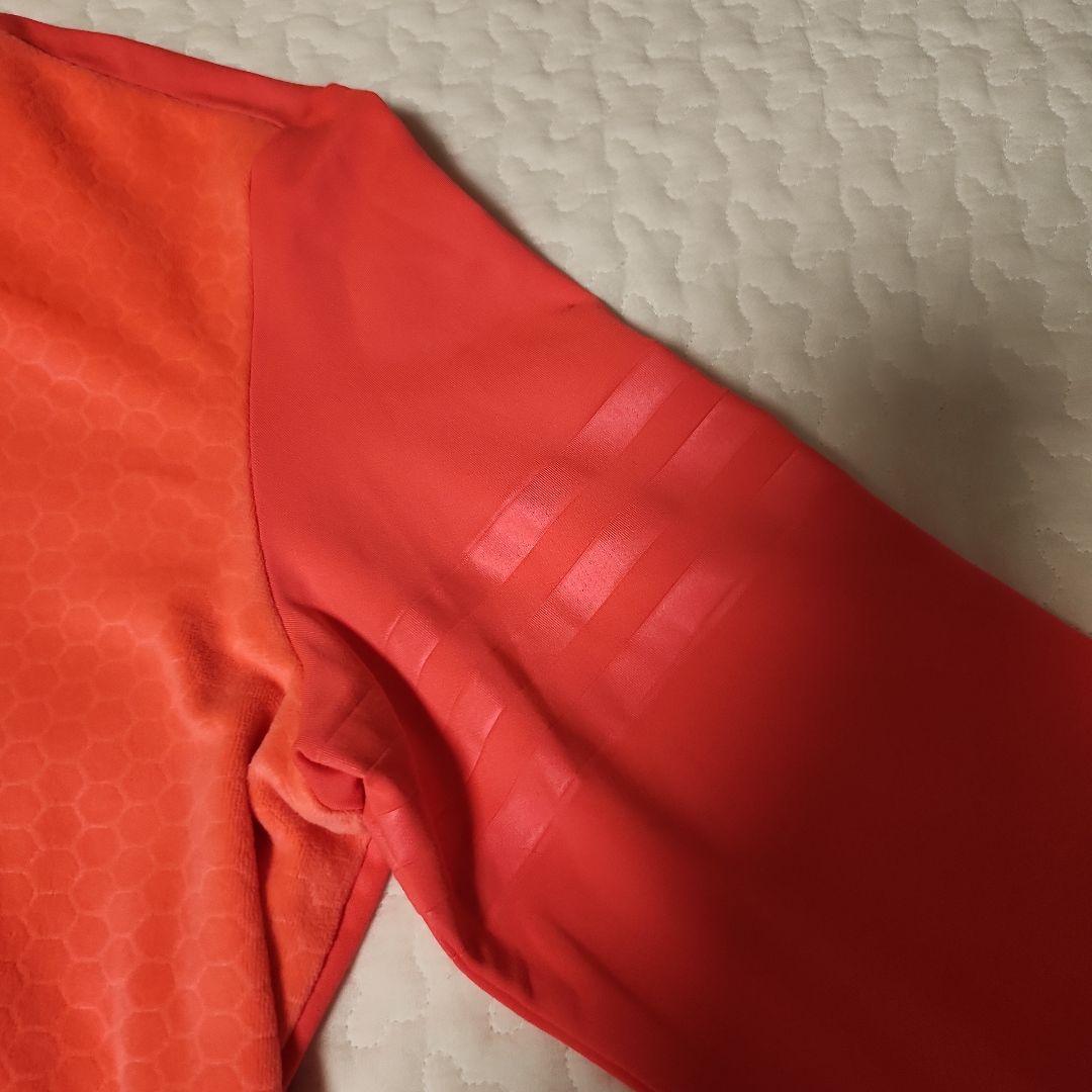 adidas フード付きジャケット上下、シャツ、バイザー4点セット