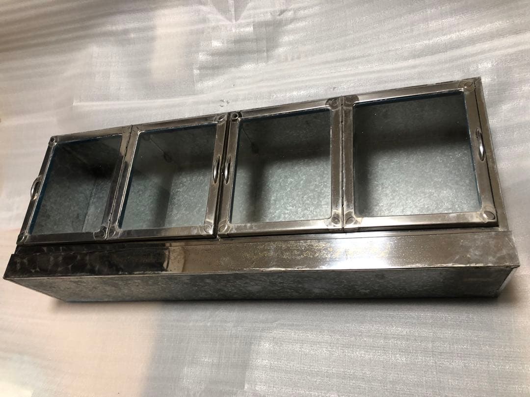 昭和レトロ　駄菓子屋　ブリキケース