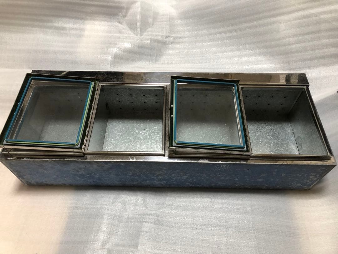 昭和レトロ　駄菓子屋　ブリキケース