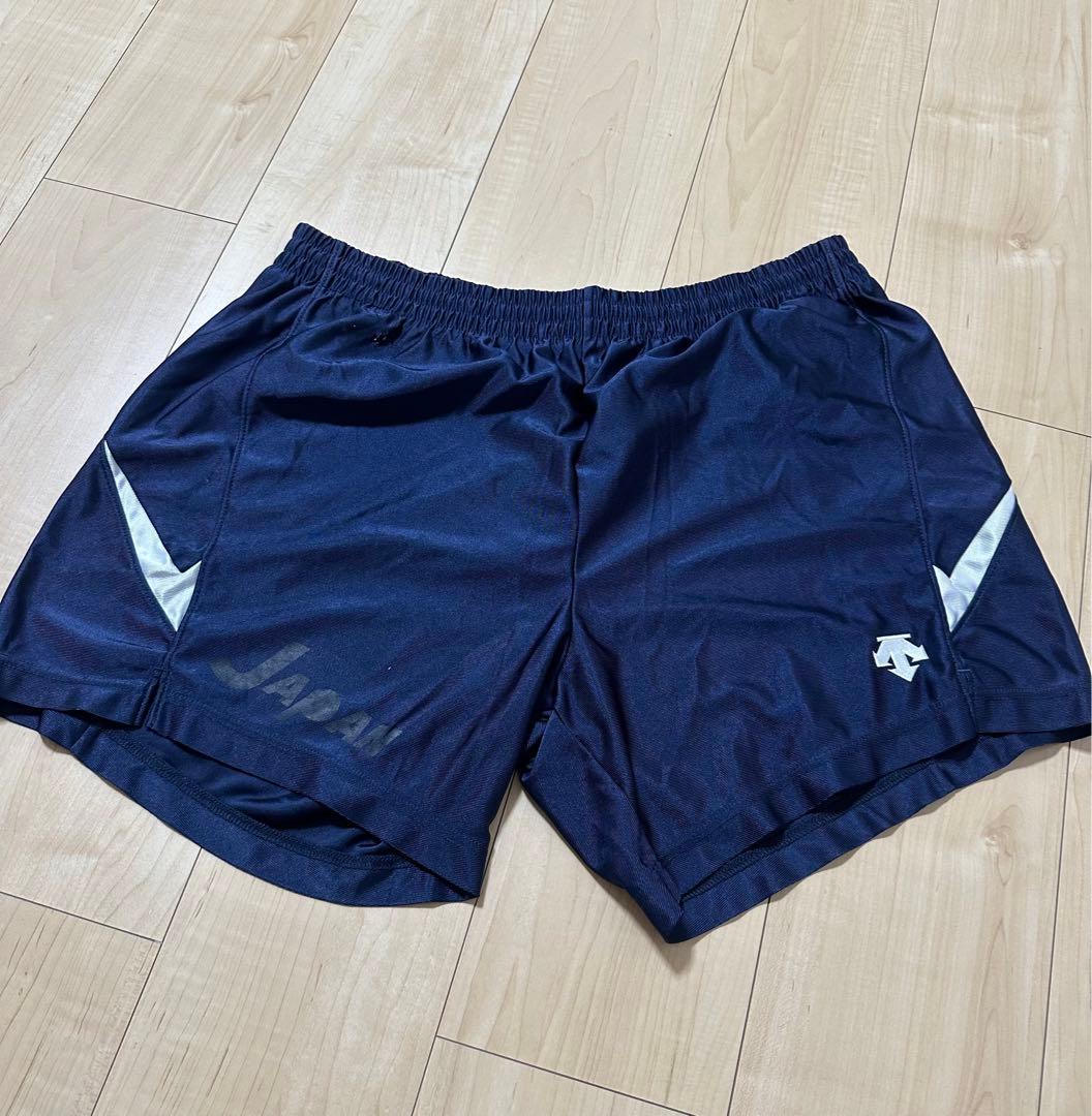 Japan バレーボール ショートパンツ ネイビー DESCENTE