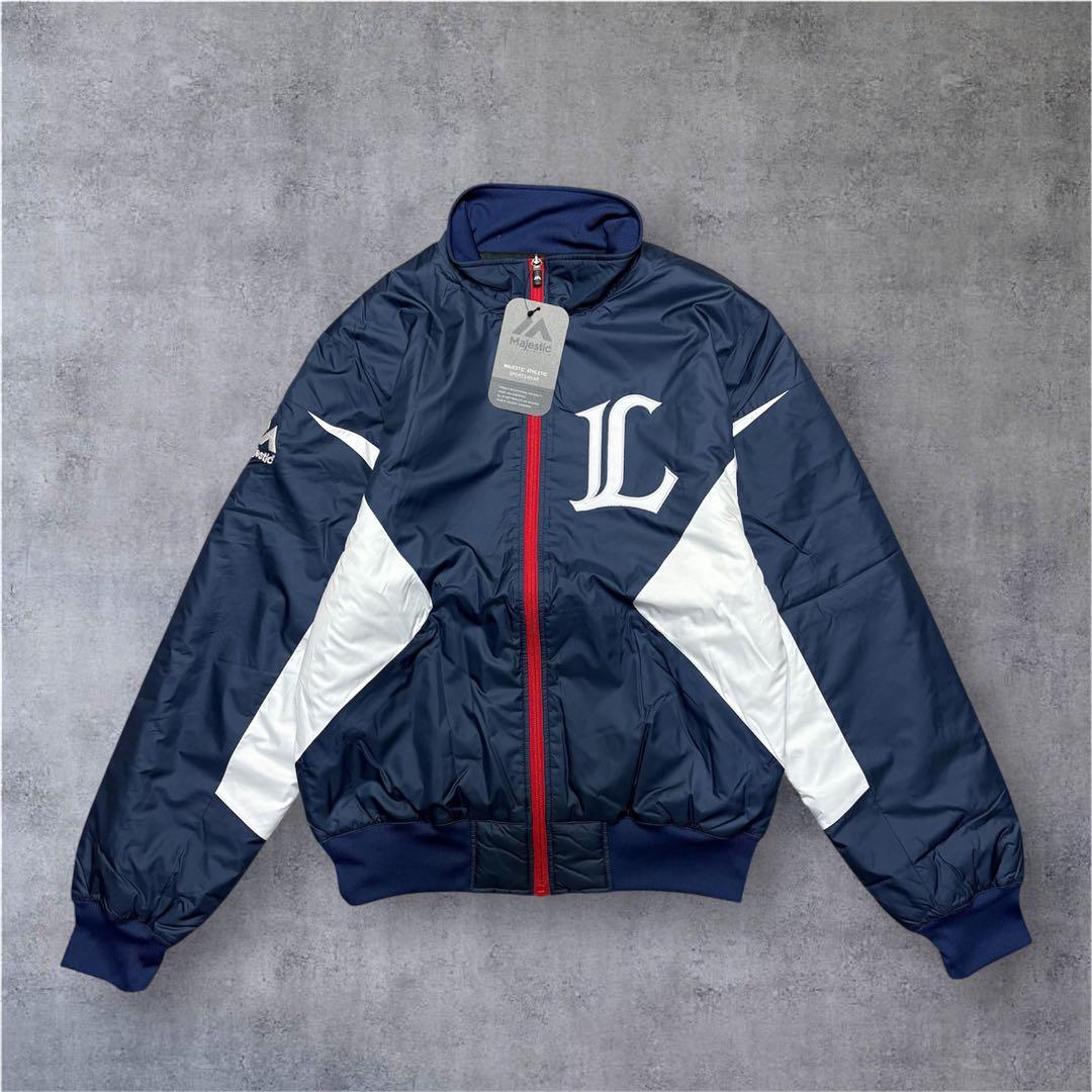 【タグ付き】Majestic 社製 埼玉西武ライオンズ グラウンドコート S