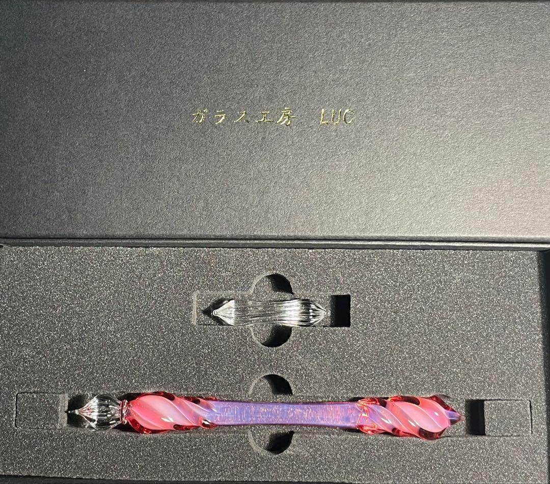 ガラス工房 LUC ゴースト ピンク