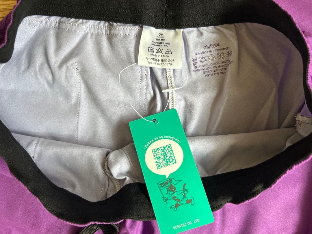 新品タグ付stamp run&co スタンプ3POCKET ジョガーパンツ