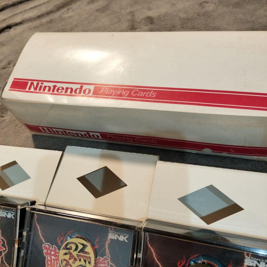 Nintendo トランプセット ネオジオ　龍虎の拳　トランプ大量　箱付き