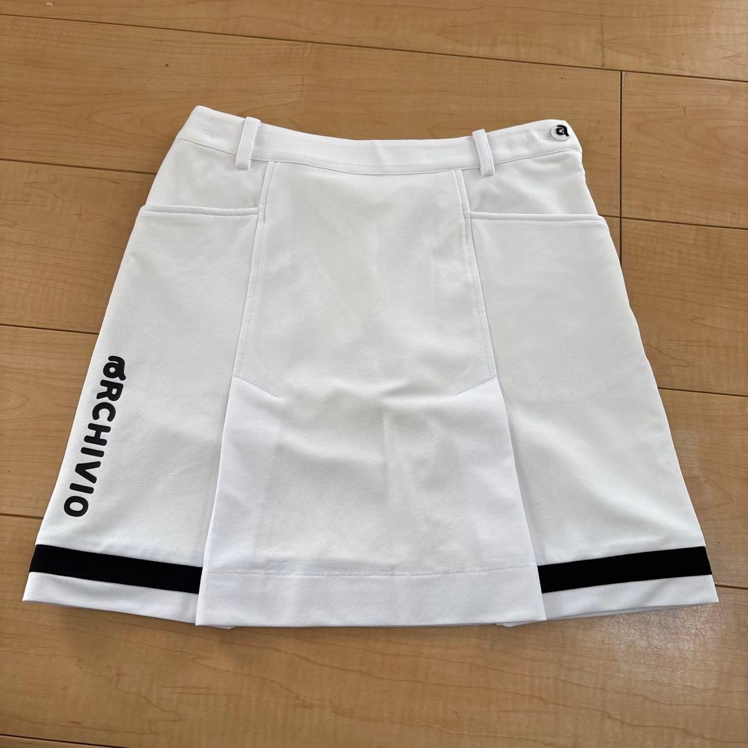 新品未使用　アルチビオ　ゴルフ　ウェア スカート 2023年春夏　ホワイト