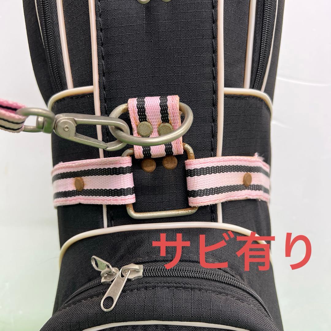 Fitway フィットウェイ　7インチ　レディース　ブラック　ゴルフバッグ