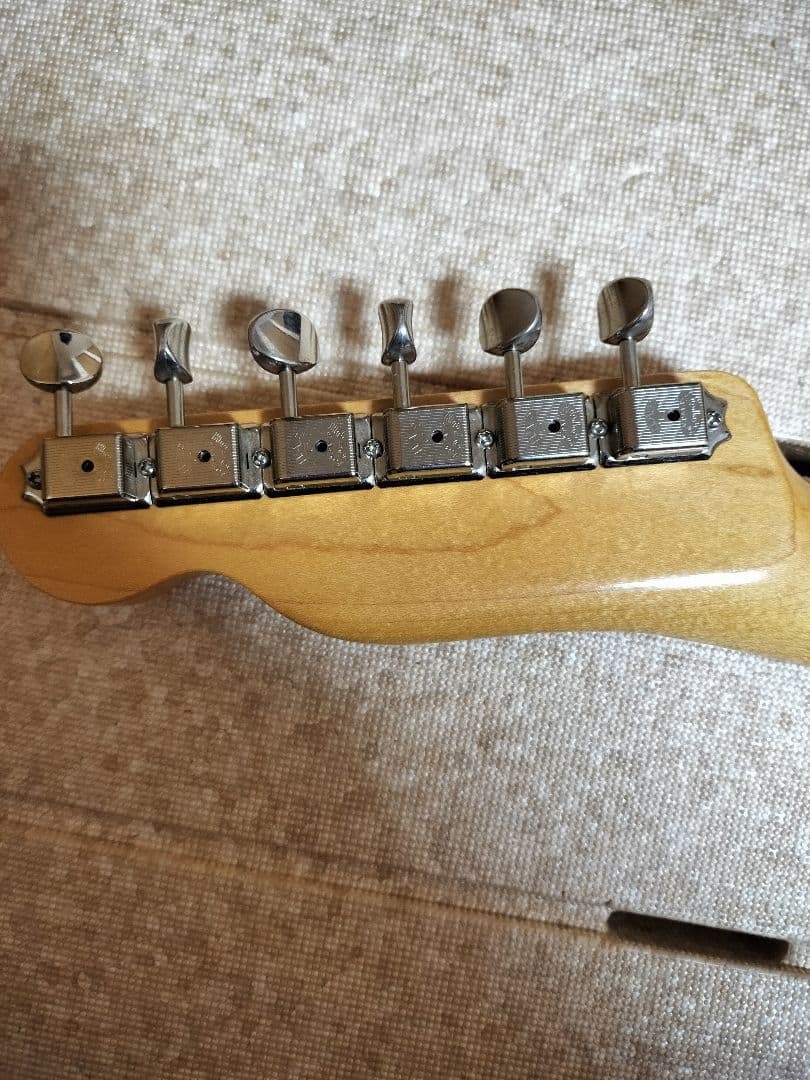 【自作コンポーネントギター】テレキャスタータイプ(配線アレンジ済)　ケース付き