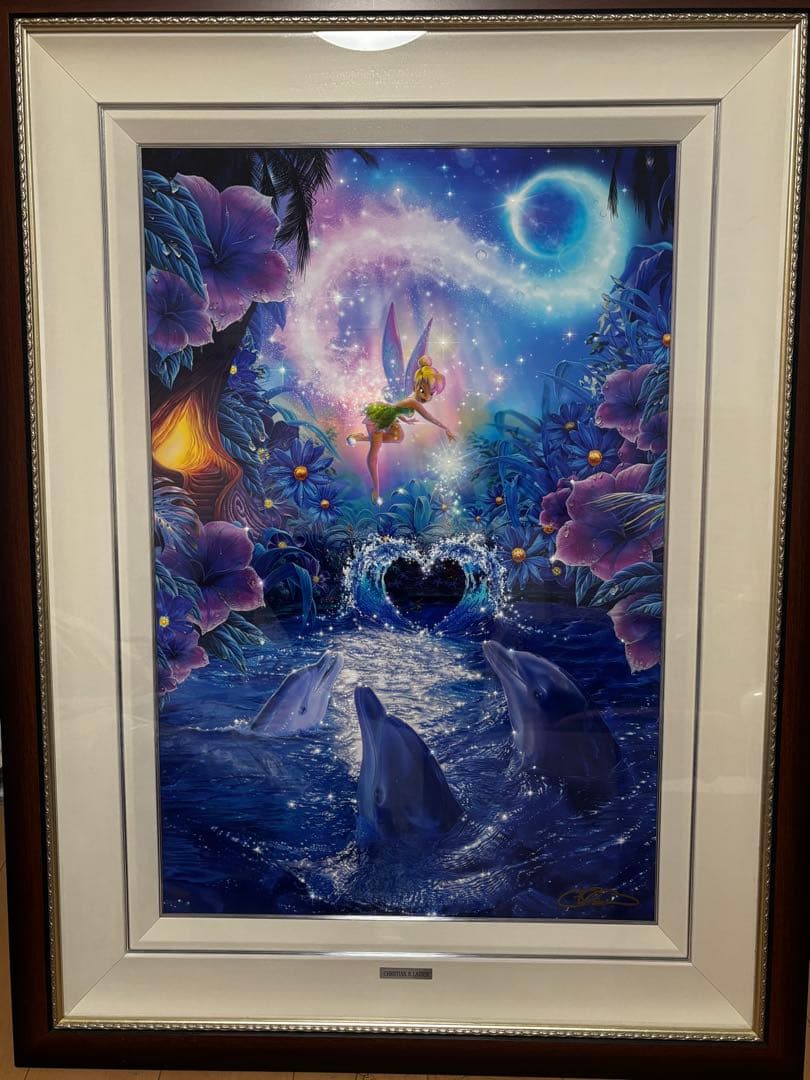 ラッセン エンチャンテッドエンカウンター(L) ディズニー 直筆サイン入り