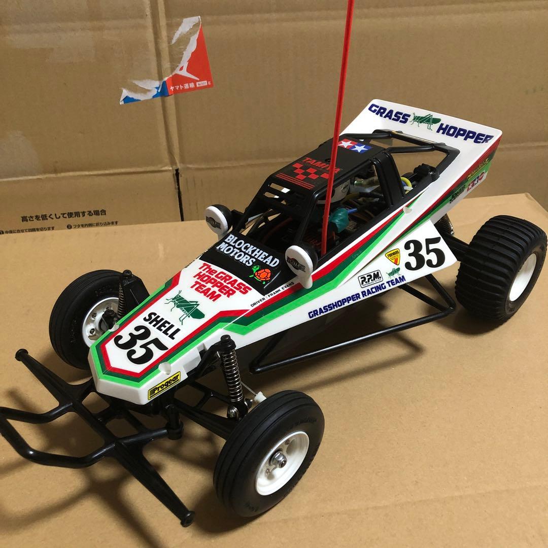 タミヤ RC グラスホッパー(復刻版) メカ付 フルベアリング 完成品 未走行