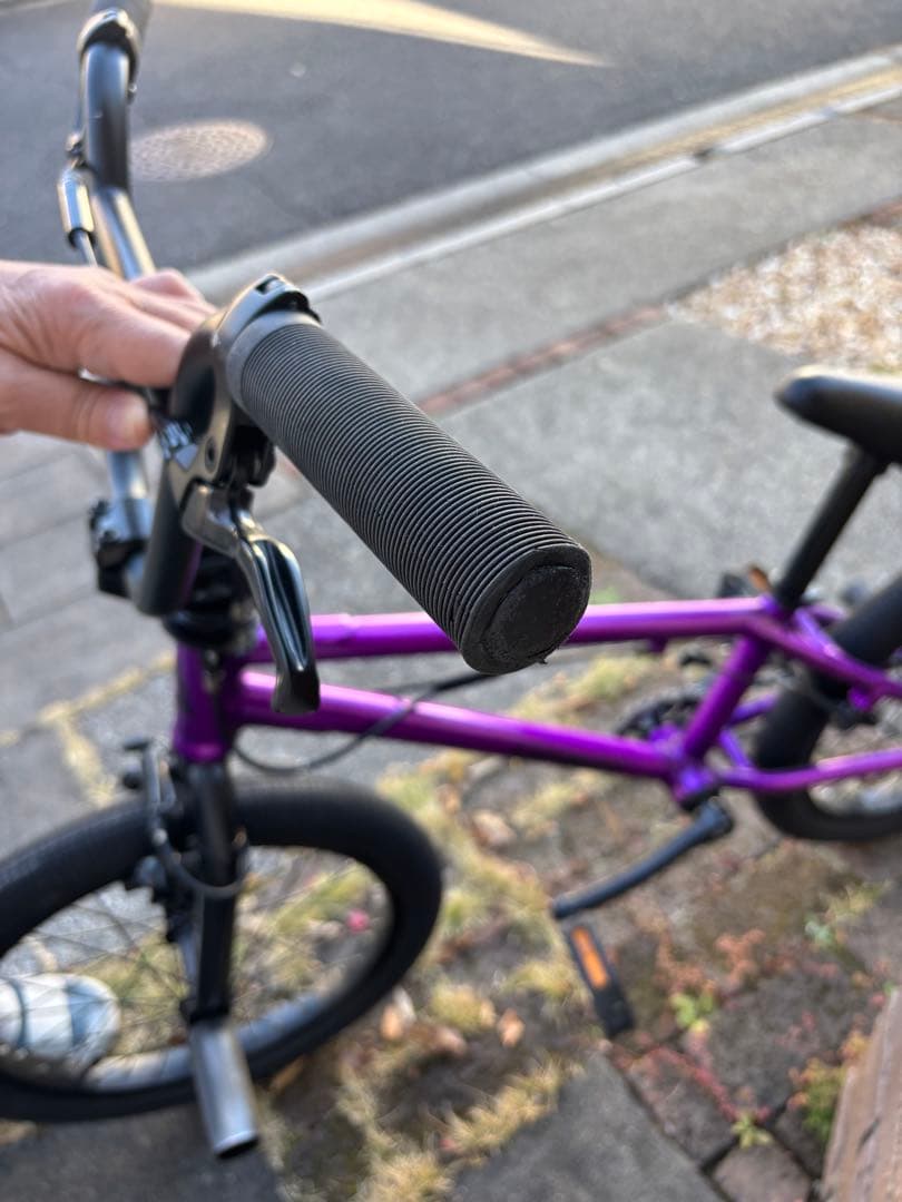 パープル 18インチ BMX 自転車