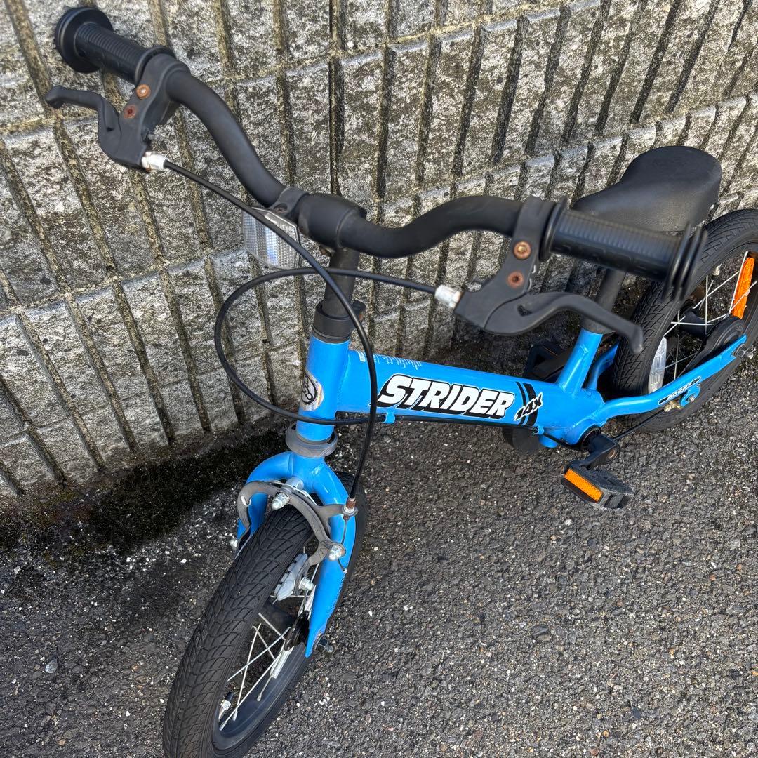 【送料込】STRIDER SPORT 14x 青 ブルー　ペダル付き