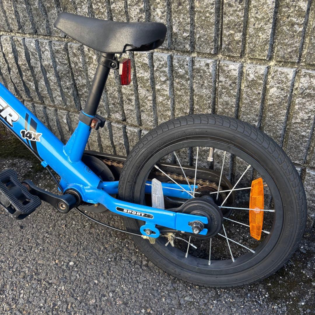 【送料込】STRIDER SPORT 14x 青 ブルー　ペダル付き