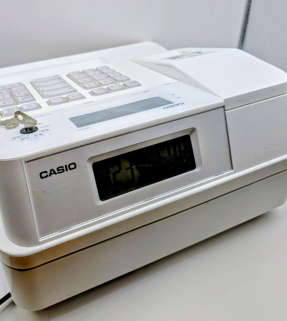 CASIO 　レジスター SR-G3-EX WE Bluetooth対応