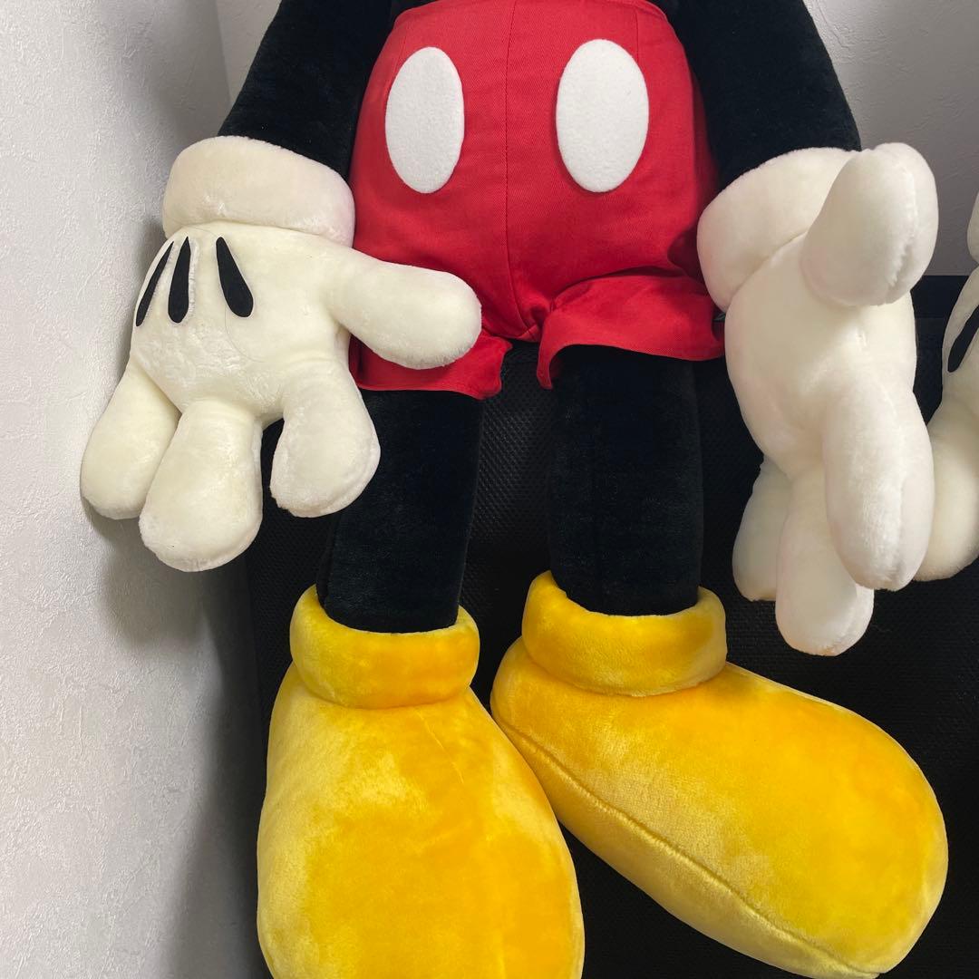レトロ　ミッキー　ミニー　ビッグぬいぐるみ