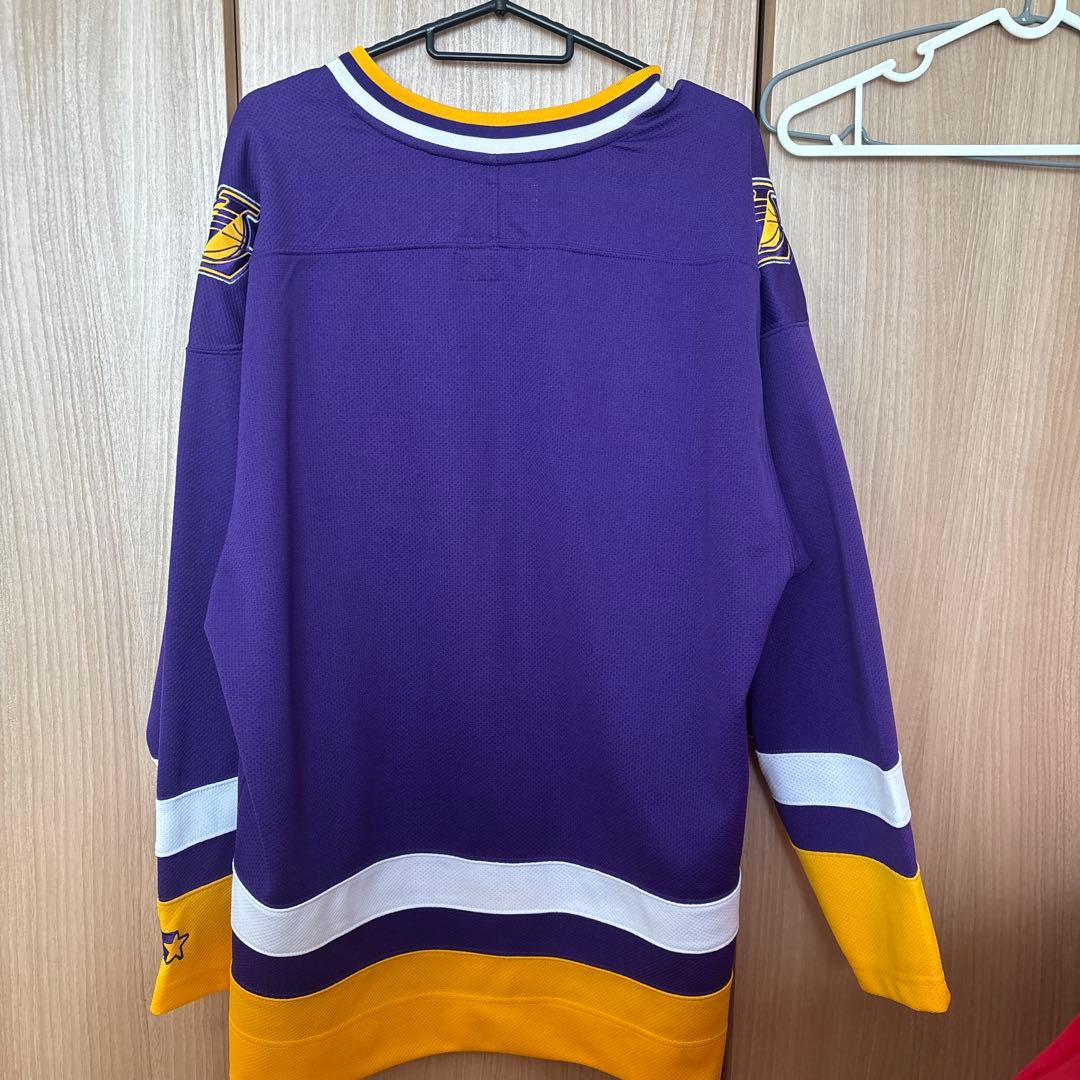 Starter Los Angeles Lakers ホッケーシャツ 長袖