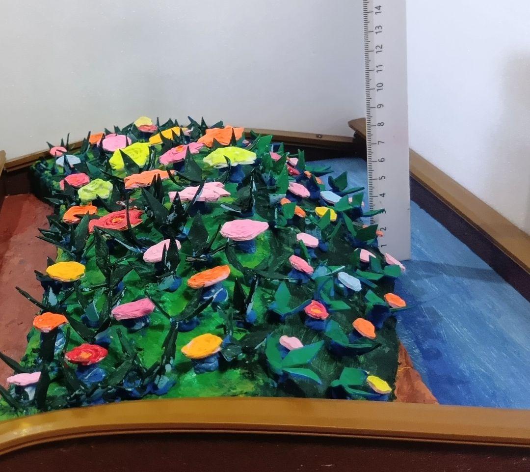 「芍薬の花壇」（未来絵画）