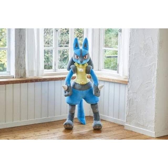 タグ付き 美品 ポケモン ルカリオ 等身大ルカリオ ぬいぐるみ