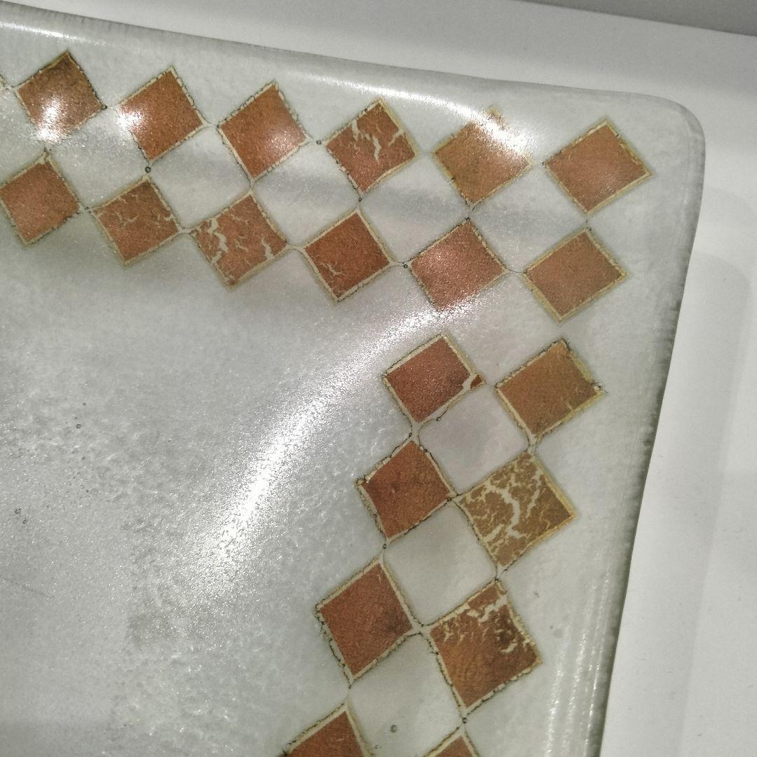 M251 由水常雄 1984年個展出品 模正倉院ガラス器 ゴールドサンドイッチ