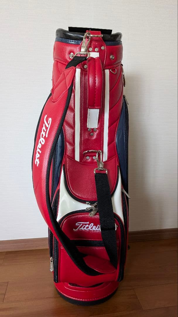 【新品未使用】Titleist キャディバッグ 赤 CB631-RD