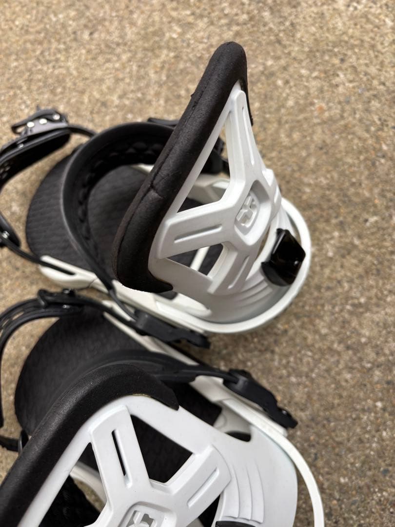 UNION スノーボード ビンディング ホワイト/ブラックキッズS