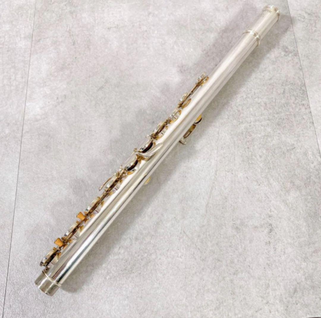 X363 Pearl パール PF-661 フルート 頭部管銀製 Eメカ 楽器