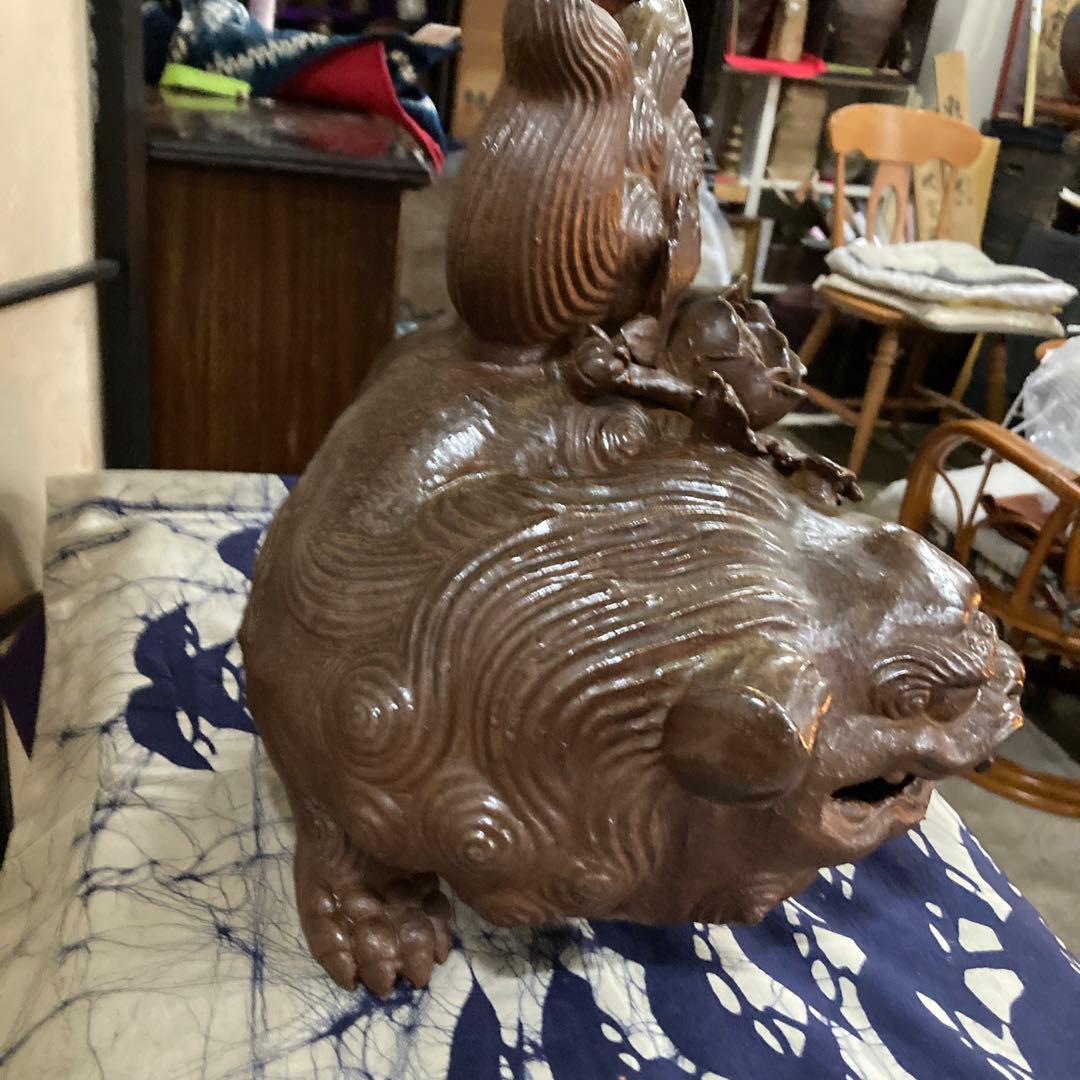 古備前骨董美術品珍品です❣️初売りです❣️希少ボタン獅子銘有り❣️