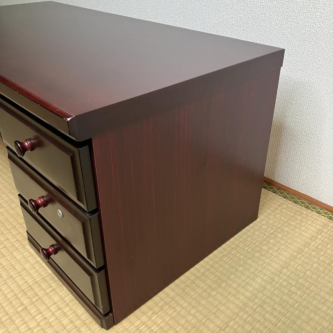 【高口民芸】民芸家具文机 古家具 書斎机 昭和レトロ　アンティーク家具　レトロ