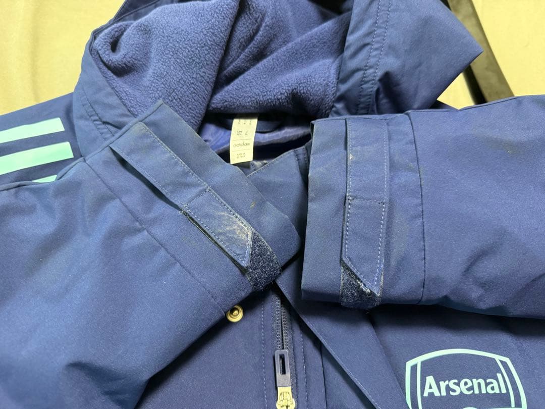 adidas アディダス アーセナル ベンチコート トレーニング サカ ライス