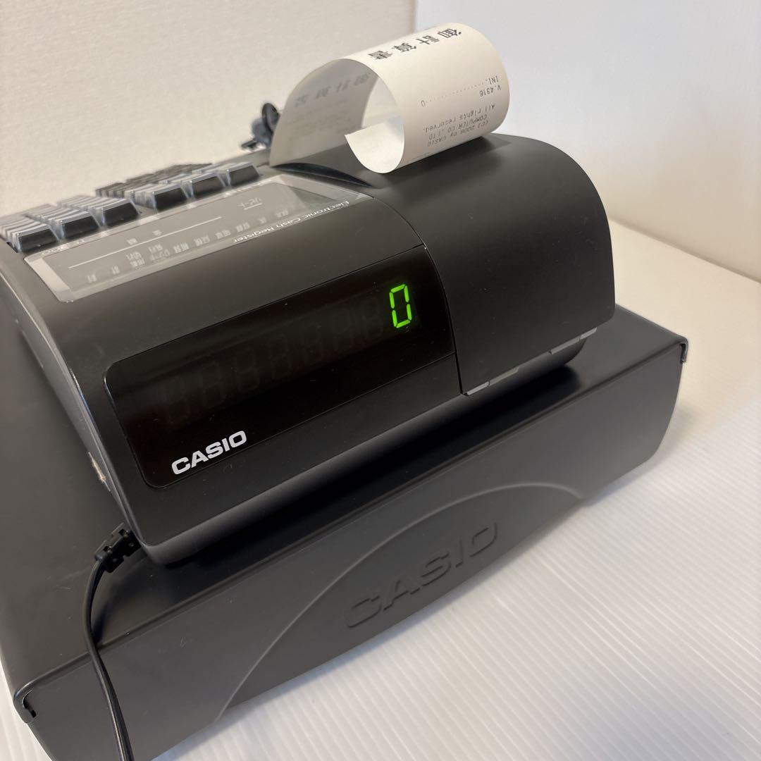 【動作確認済み】 CASIO 電子レジスター TE-300 ブラック カシオ