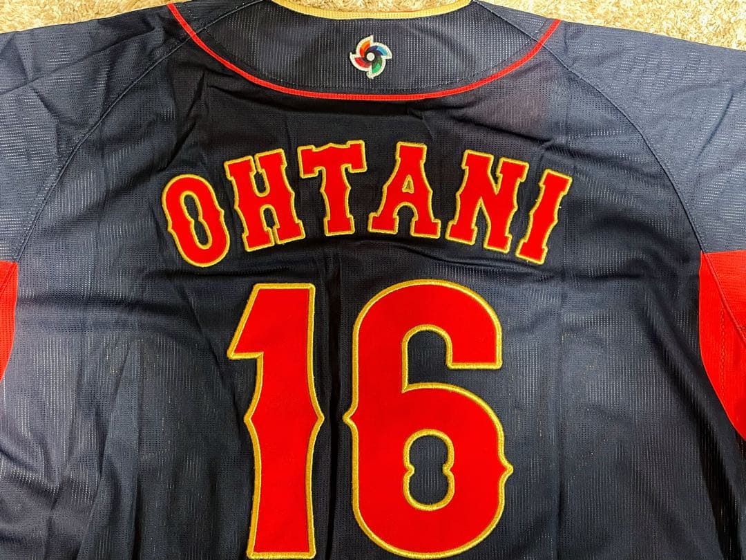 大谷翔平 侍JAPAN ユニホームWBCビジター刺繍タイプ