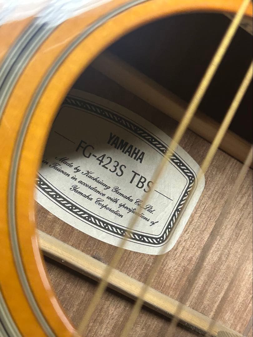 Yamaha FG-423S アコースティックギター　ケース他付送料込みです。