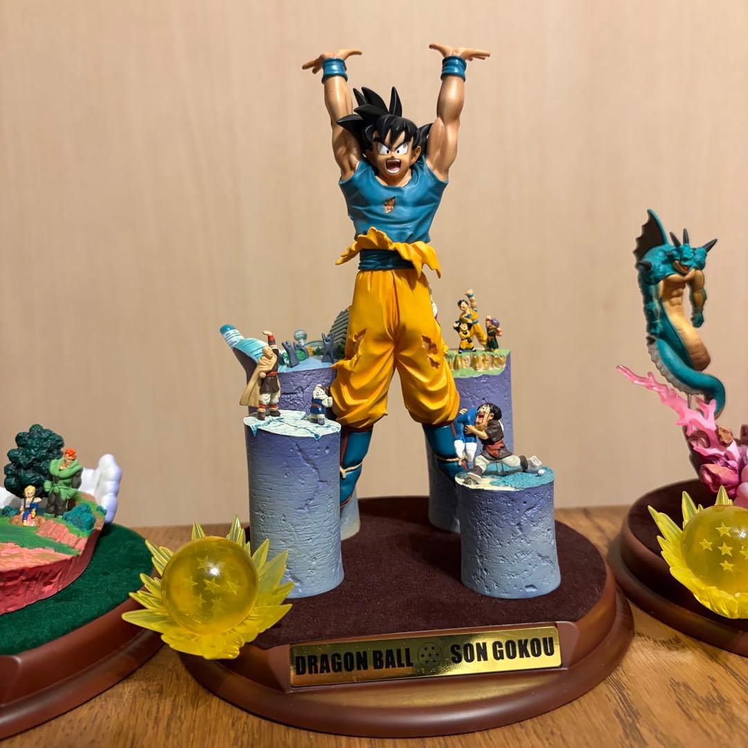 ドラゴンボール フィギュア ガレージキット 3種セット 悟空 ピッコロ ジオラマ