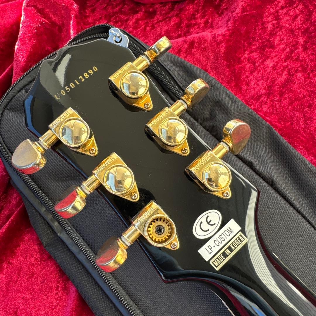 美品 メンテ済 Epiphone Les Paul CUSTOM Ebony