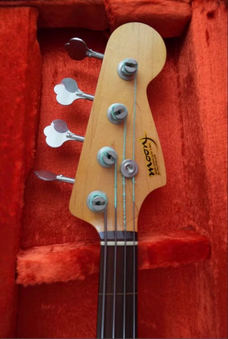 ベース Moon JB 4 FL fretless bass