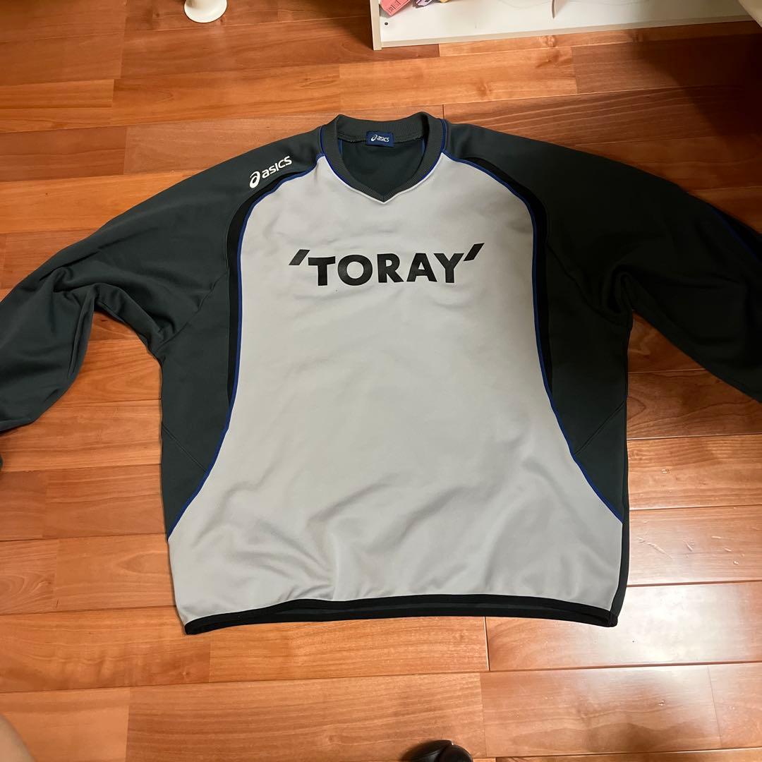 asics TORAY 長袖ウォームアップウェア　バレーボール　スポーツ