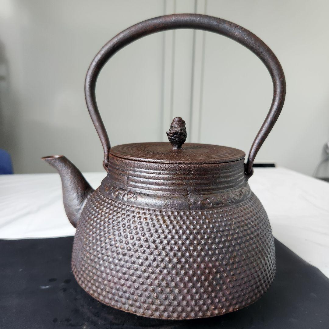 ＵＳＥＤ、良品　南部岩鋳製造　南部鉄瓶　南部鉄器