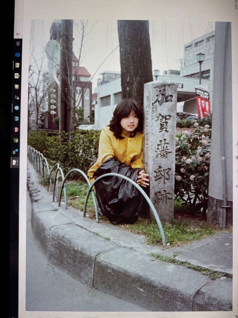 中森明菜 直筆サイン入りデビュー告知ポスター