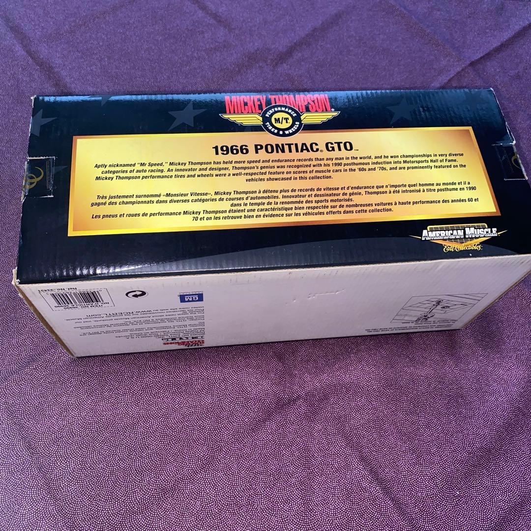 Ertl/'66 Pontiacポンティアック GTO 1/18 限定5000台