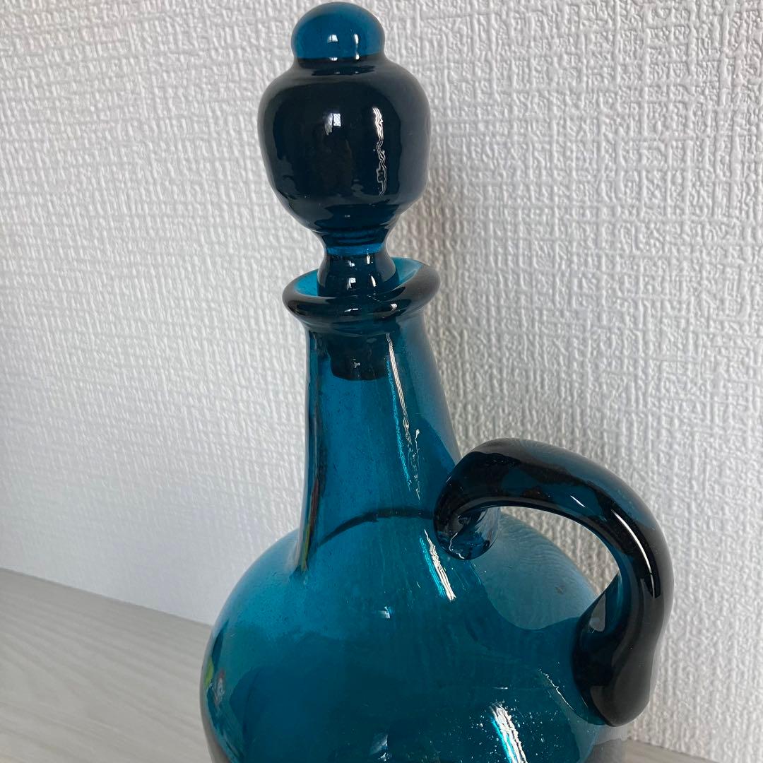 3【倉敷ガラス】小谷眞三 緑瓶