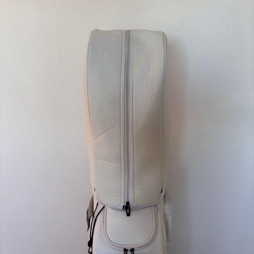 キャディバックOAKLEYオークリーSKULL GOLF BAGホワイトグリーン