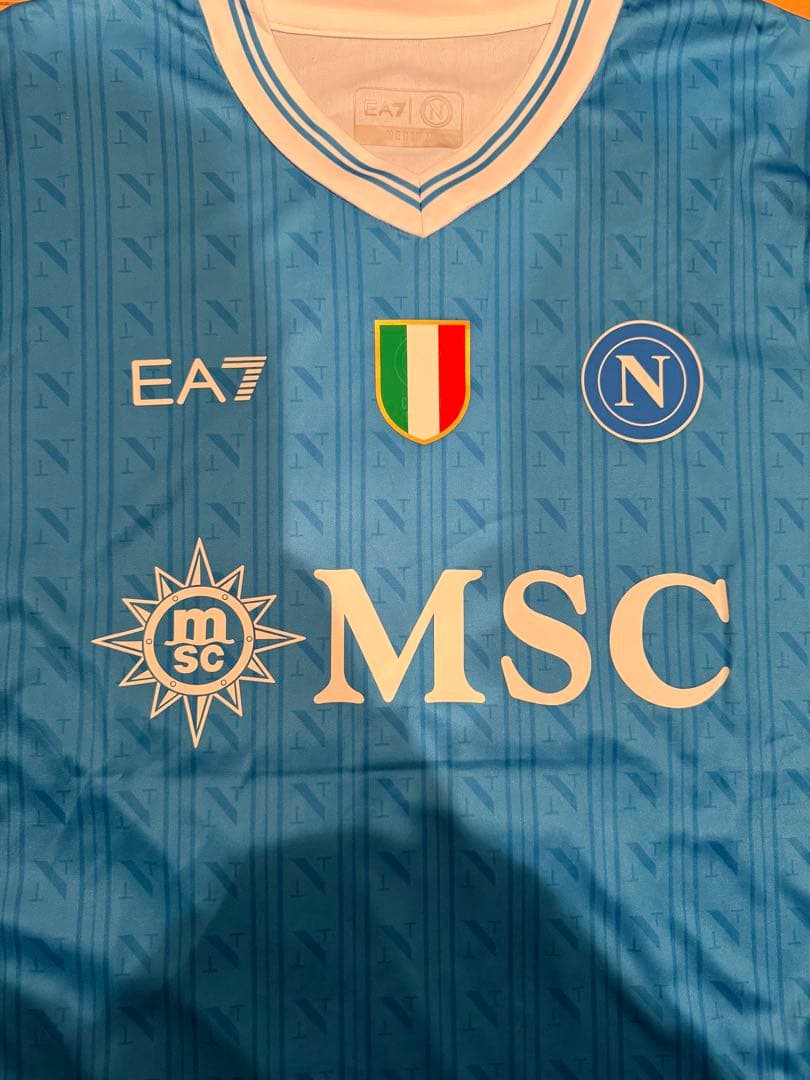 25-26ナポリ ケヴィン・デ・ブライネ ホームユニフォーム　Mサイズ