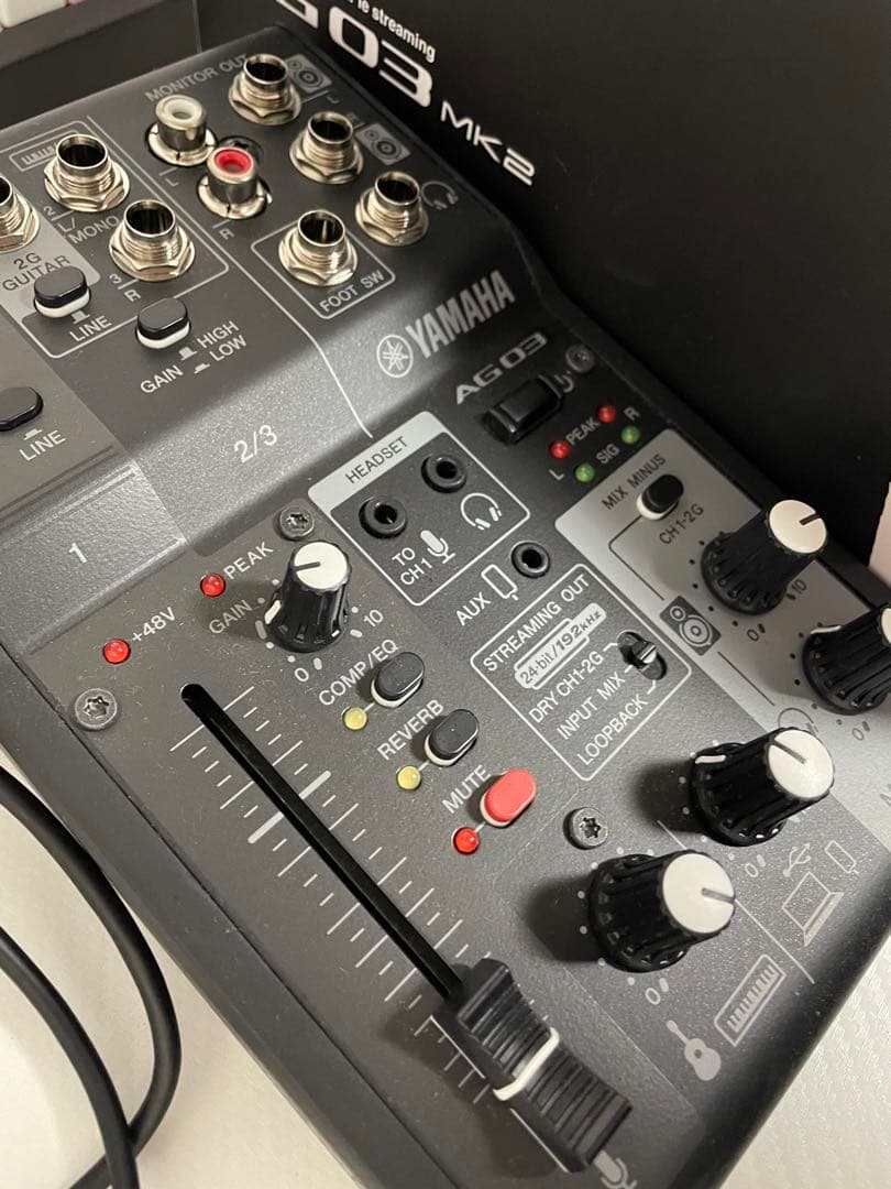 Yamaha AG03 MK2 ミキサー