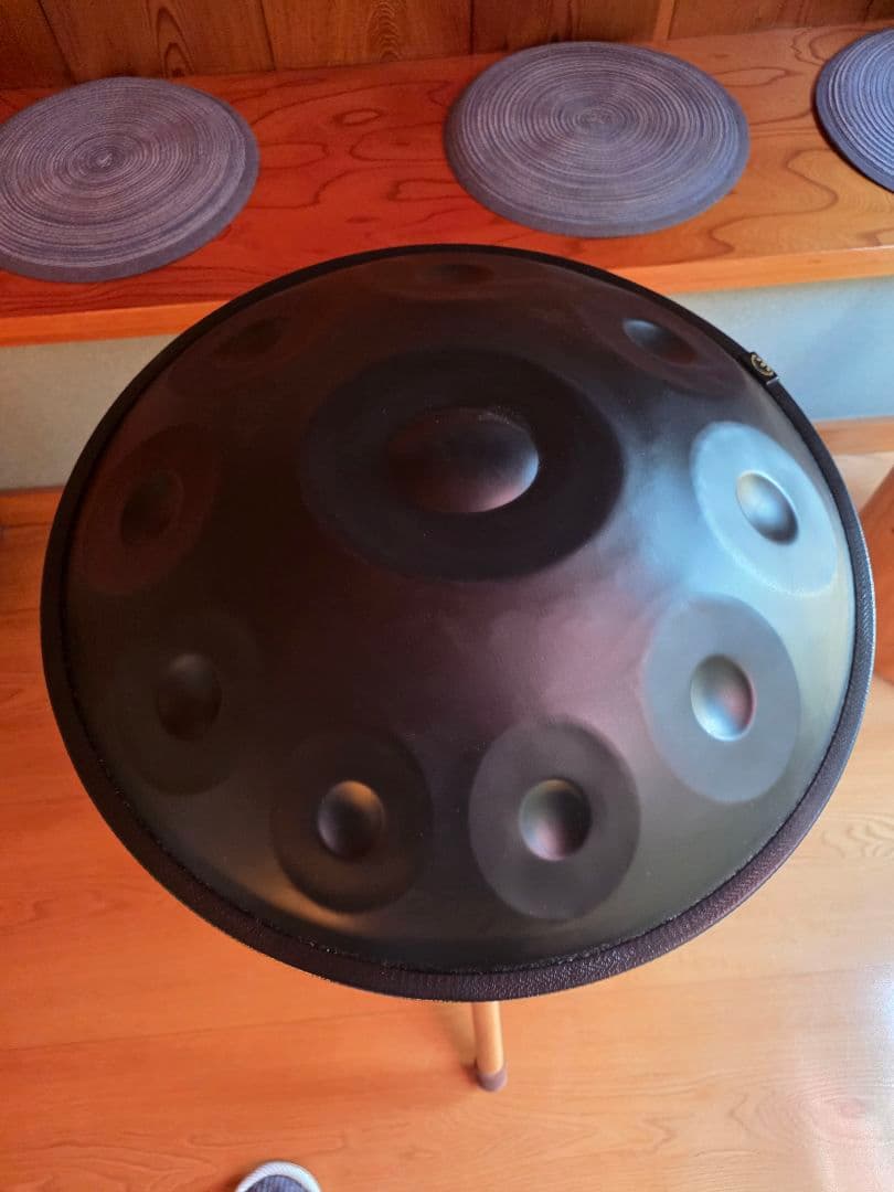 美品✨ハンドパン 22インチ 10音 専用ソフトケース 付き 打楽器