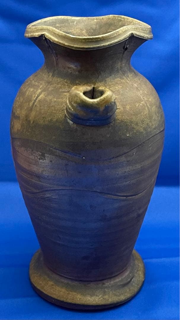 ★備前焼　作家　藤原陶臣　花入★