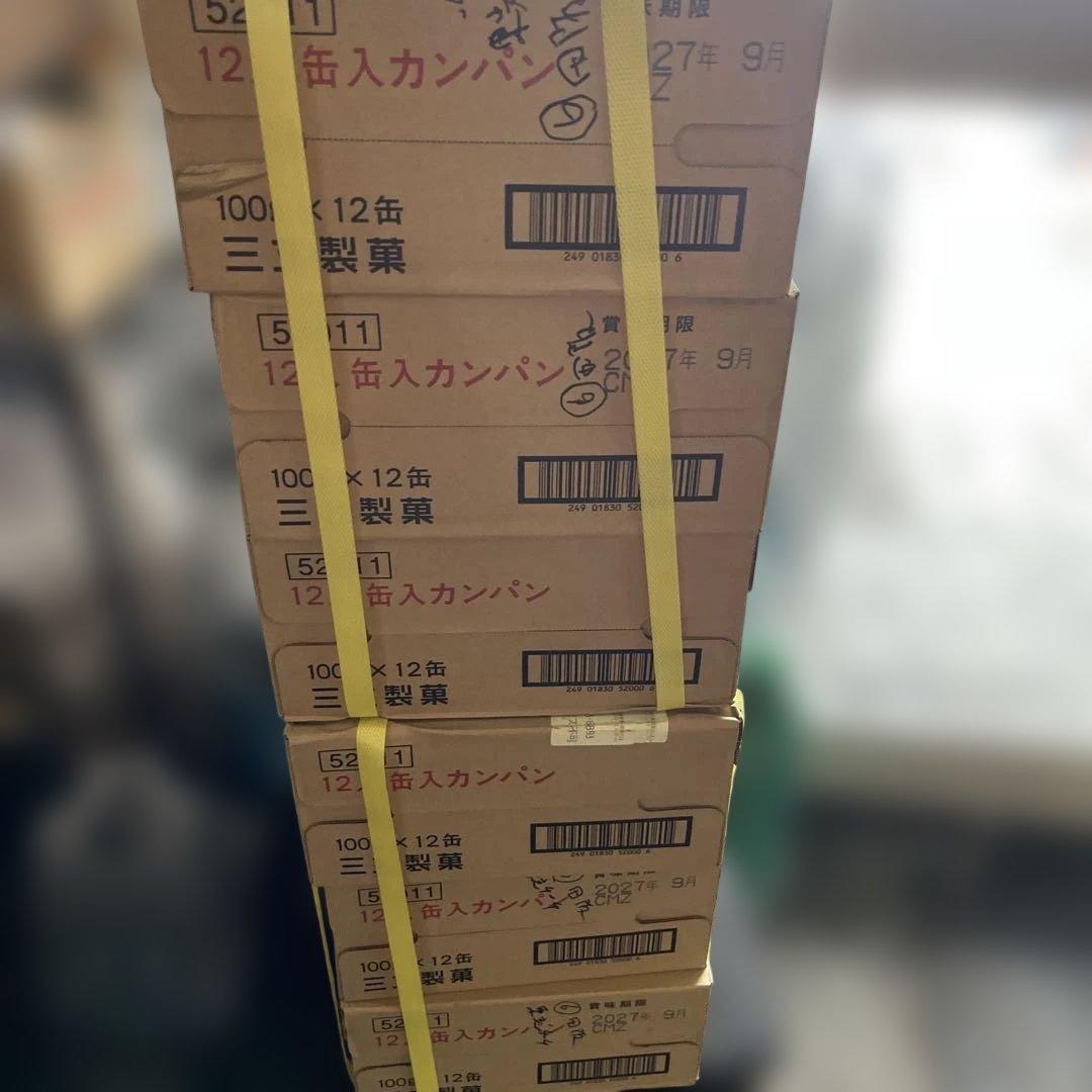 カンパン 100g x 12缶を6箱　三立製菓