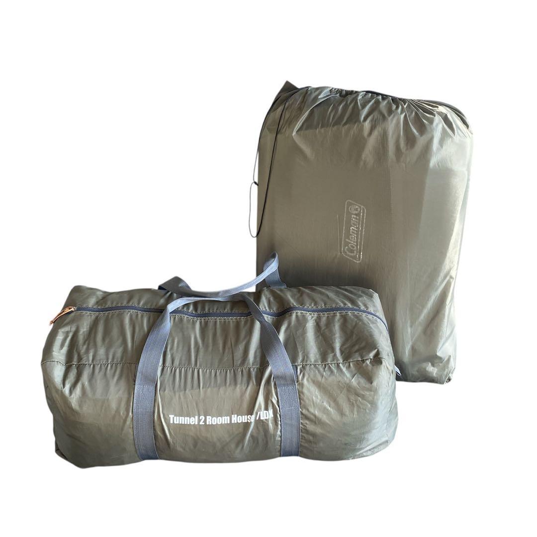 Coleman トンネル2ルームハウスldx オリーブ色 室内マット付