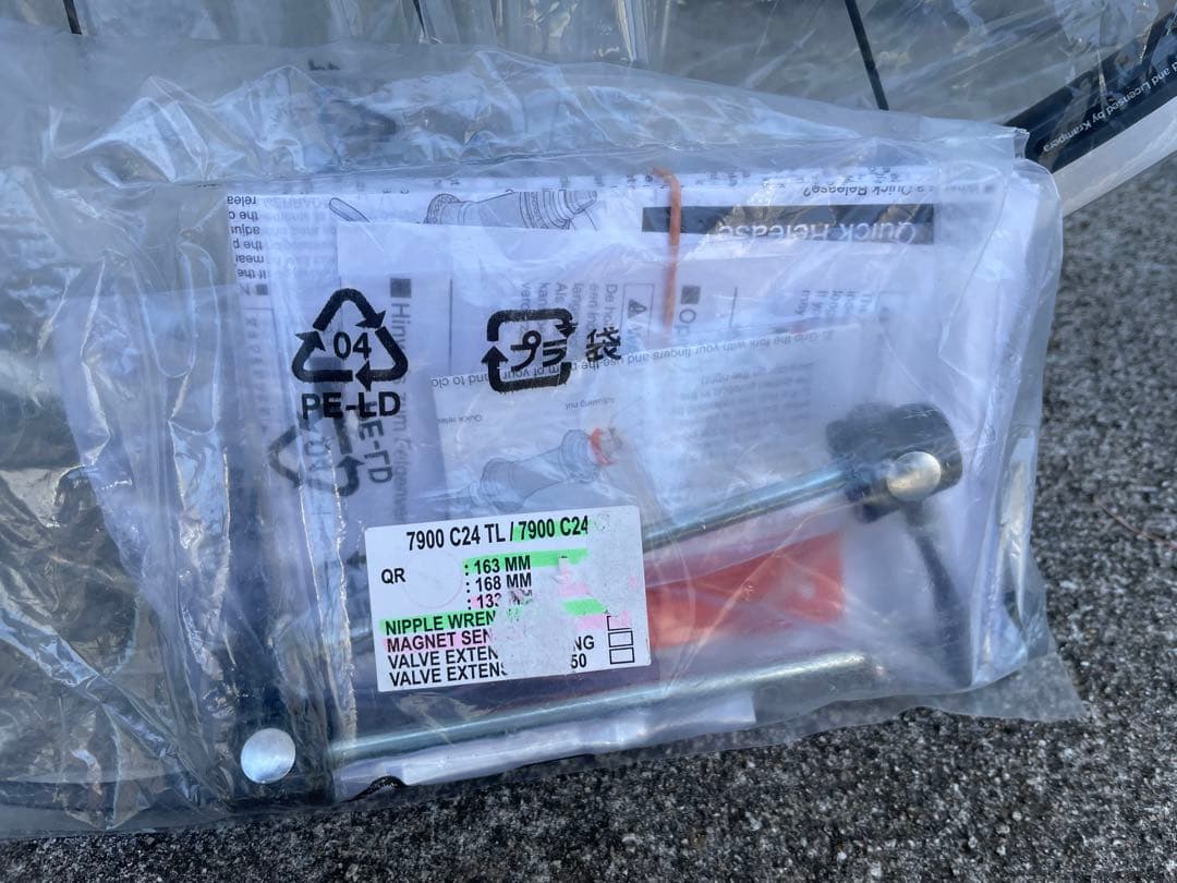 未使用　SHIMANO DURA ACE WH-7900 C24 CL 車輪