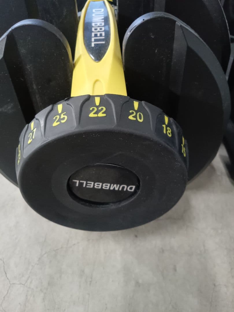 ☆可変式ダンベル☆ダイヤル式☆５kg〜４０kg☆１本☆