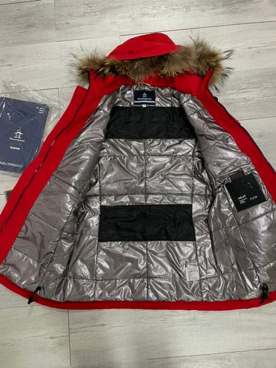 新品M 9.3万円　マンシングウェア  発熱　モバイルサーモ搭載　中綿撥水コート